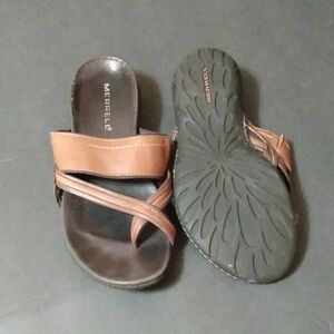 Merrell mandolin Brown Tan  Sandal Size 7